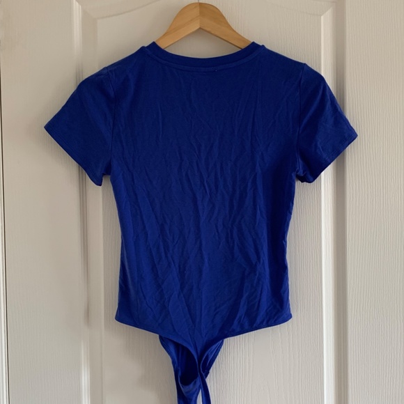 Wilfred Short Sleeve Bodysuit ll Royal Blue - Picture 3 of 4